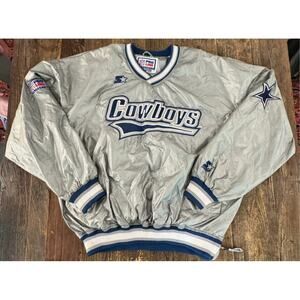 Vintage 90's Pro Line Starter "Dallas Cowboys" NFL XL Pullover Jacket